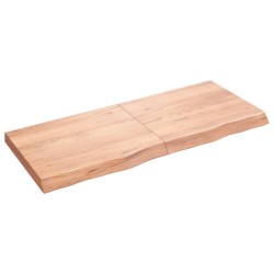 vidaXL Piano Tavolo Marrone 120x50x(2-6) cm Massello Rovere Trattato