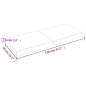 vidaXL Piano Tavolo Marrone 120x50x(2-6) cm Massello Rovere Trattato