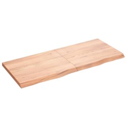 vidaXL Piano Tavolo Marrone 120x50x(2-4) cm Massello Rovere Trattato