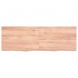 vidaXL Piano Tavolo Marrone Chiaro 120x40x6cm Rovere Massello Trattato