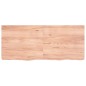 vidaXL Piano Tavolo Marrone Chiaro 140x60x6cm Rovere Massello Trattato vidaXL Piano Tavolo Marrone Chiaro 140x60x6cm Rovere Massello Trattato