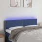 Testiera a LED Blu 144x5x78/88 cm in Tessuto Testiera a LED Blu 144x5x78/88 cm in Tessuto