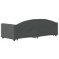 vidaXL Divano Letto con Letto Estraibile Grigio Scuro 80x200 Tessuto vidaXL Divano Letto con Letto Estraibile Grigio Scuro 80x200 Tessuto
