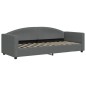 vidaXL Divano Letto con Letto Estraibile Grigio Scuro 80x200 Tessuto vidaXL Divano Letto con Letto Estraibile Grigio Scuro 80x200 Tessuto
