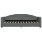 vidaXL Divano Letto con Letto Estraibile Grigio Scuro 80x200 Tessuto vidaXL Divano Letto con Letto Estraibile Grigio Scuro 80x200 Tessuto