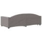 vidaXL Divano Letto con Letto Estraibile Tortora 90x200 cm in Tessuto