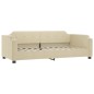 vidaXL Divano Letto con Materasso Crema 100x200 cm in Tessuto vidaXL Divano Letto con Materasso Crema 100x200 cm in Tessuto