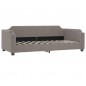 vidaXL Divano Letto con Materasso Tortora 100x200 cm in Tessuto vidaXL Divano Letto con Materasso Tortora 100x200 cm in Tessuto
