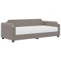 vidaXL Divano Letto con Materasso Tortora 90x200 cm in Tessuto vidaXL Divano Letto con Materasso Tortora 90x200 cm in Tessuto