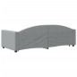 vidaXL Divano Letto Estraibile Cassetti Grigio Chiaro 90x200cm Tessuto vidaXL Divano Letto Estraibile Cassetti Grigio Chiaro 90x200cm Tessuto
