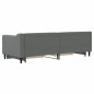 vidaXL Divano Letto Estraibile Cassetti Grigio Scuro 80x200cm Tessuto vidaXL Divano Letto Estraibile Cassetti Grigio Scuro 80x200cm Tessuto