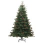 vidaXL Albero Natale Artificiale Incernierato con Pigne e Bacche 240cm vidaXL Albero Natale Artificiale Incernierato con Pigne e Bacche 240cm