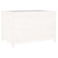 vidaXL Fioriera Rialzata Giardino Bianca 119,5x82,5x78cm Massello Pino vidaXL Fioriera Rialzata Giardino Bianca 119,5x82,5x78cm Massello Pino