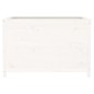vidaXL Fioriera Rialzata Giardino Bianca 119,5x82,5x78cm Massello Pino vidaXL Fioriera Rialzata Giardino Bianca 119,5x82,5x78cm Massello Pino