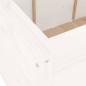 vidaXL Fioriera Rialzata Giardino Bianca 119,5x82,5x78cm Massello Pino vidaXL Fioriera Rialzata Giardino Bianca 119,5x82,5x78cm Massello Pino