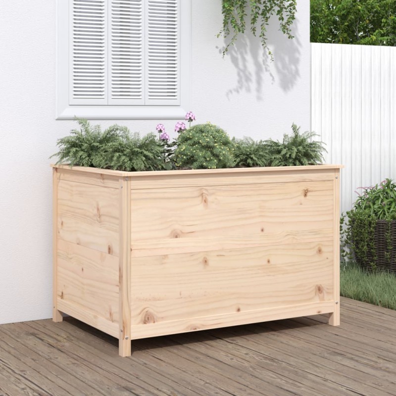 vidaXL Fioriera Rialzata Giardino 119,5x82,5x78cm Legno Massello Pino vidaXL Fioriera Rialzata Giardino 119,5x82,5x78cm Legno Massello Pino
