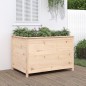 vidaXL Fioriera Rialzata Giardino 119,5x82,5x78cm Legno Massello Pino vidaXL Fioriera Rialzata Giardino 119,5x82,5x78cm Legno Massello Pino