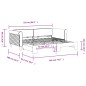 vidaXL Divano Letto con Letto Estraibile Grigio Chiaro 90x190 Velluto