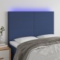 Testiera a LED Blu 144x5x118/128 cm in Tessuto Testiera a LED Blu 144x5x118/128 cm in Tessuto