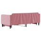 vidaXL Divano Letto con Letto Estraibile Rosa 90x200 cm in Velluto vidaXL Divano Letto con Letto Estraibile Rosa 90x200 cm in Velluto