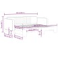 vidaXL Divano Letto con Letto Estraibile Rosa 90x200 cm in Velluto vidaXL Divano Letto con Letto Estraibile Rosa 90x200 cm in Velluto