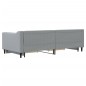 vidaXL Divano Letto Estraibile Cassetti Grigio Chiaro 90x200cm Tessuto vidaXL Divano Letto Estraibile Cassetti Grigio Chiaro 90x200cm Tessuto
