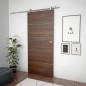 vidaXL Kit Binari Porta Scorrevole 183 cm Acciaio Inossidabile Argento