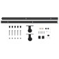 vidaXL Kit di Binari per Porte Scorrevoli 200 cm Acciaio Nero vidaXL Kit di Binari per Porte Scorrevoli 200 cm Acciaio Nero