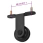 vidaXL Kit di Binari per Porte Scorrevoli 200 cm Acciaio Nero vidaXL Kit di Binari per Porte Scorrevoli 200 cm Acciaio Nero