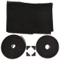 vidaXL Zanzariera Magnetica per Finestre Antracite 100x120 cm