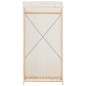 vidaXL Armadio Bianco 79x40x170 cm in Tessuto vidaXL Armadio Bianco 79x40x170 cm in Tessuto