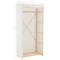 vidaXL Armadio Bianco 79x40x170 cm in Tessuto vidaXL Armadio Bianco 79x40x170 cm in Tessuto