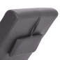 vidaXL Sdraio con Cuscino Grigio in Similpelle vidaXL Sdraio con Cuscino Grigio in Similpelle