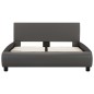 vidaXL Giroletto Grigio in Similpelle 140x200 cm vidaXL Giroletto Grigio in Similpelle 140x200 cm