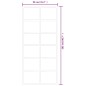 vidaXL Porta Scorrevole con Kit Montaggio Vetro ESG Alluminio 90x205cm vidaXL Porta Scorrevole con Kit Montaggio Vetro ESG Alluminio 90x205cm