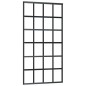 vidaXL Porta Scorrevole e Kit Montaggio Vetro ESG Alluminio 102x205 cm