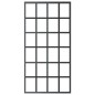 vidaXL Porta Scorrevole e Kit Montaggio Vetro ESG Alluminio 102x205 cm