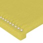 Testiera a LED Verde 160x5x118/128 cm in Tessuto Testiera a LED Verde 160x5x118/128 cm in Tessuto