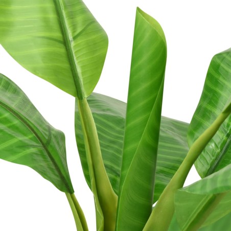 vidaXL Albero di Banane Artificiale con Vaso 160 cm Verde