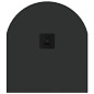 vidaXL Specchio da Parete Nero 80x35 cm Ovale