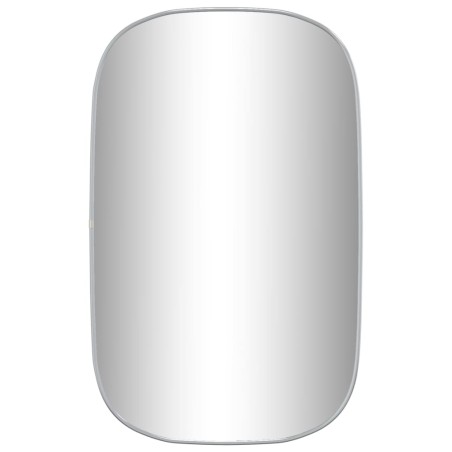 vidaXL Specchio da Parete Argento 80x50 cm