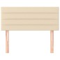 Testiera Crema 90x5x78/88 cm in Tessuto Testiera Crema 90x5x78/88 cm in Tessuto