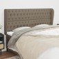 Testiera ad Orecchio Tortora 183x23x118/128 cm in Tessuto Testiera ad Orecchio Tortora 183x23x118/128 cm in Tessuto