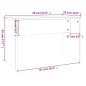 vidaXL Set Tavolo da Toeletta Grigio Sonoma 86,5x35x136 cm vidaXL Set Tavolo da Toeletta Grigio Sonoma 86,5x35x136 cm