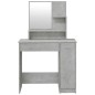 vidaXL Set Tavolo da Toeletta Grigio Cemento 86,5x35x136 cm vidaXL Set Tavolo da Toeletta Grigio Cemento 86,5x35x136 cm