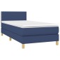 vidaXL Letto a Molle con Materasso e LED Blu 80x200 cm in Tessuto vidaXL Letto a Molle con Materasso e LED Blu 80x200 cm in Tessuto