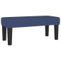 vidaXL Giroletto a Molle con Materasso Blu 80x200 cm inTessuto
