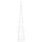 vidaXL Cono di Luce di Natale 60 LED Bianco Caldo 120 cm in Acrilico vidaXL Cono di Luce di Natale 60 LED Bianco Caldo 120 cm in Acrilico