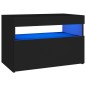 vidaXL Mobile Porta TV con Luci LED Nero 60x35x40 cm vidaXL Mobile Porta TV con Luci LED Nero 60x35x40 cm