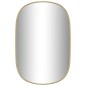 vidaXL Specchio da Parete Dorato 60x40 cm